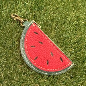 Portland Leather Goods Watermelon Coin Purse Keychain